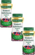 Nature's Bounty Multivitamínico para Mujeres en Gominolas, Sabor Frutos Rojos y Frambuesa, 90 Gominolas
