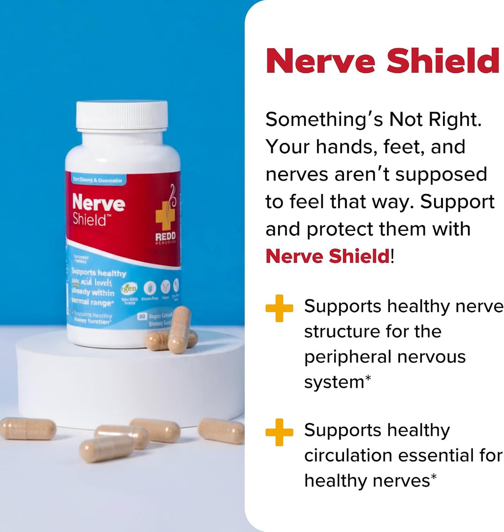 Redd Remedies Nerve Shield – 120 Cápsulas Veganas