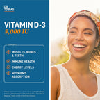 Dr. Tobias Vitamina D3 5000 IU – 90 Cápsulas