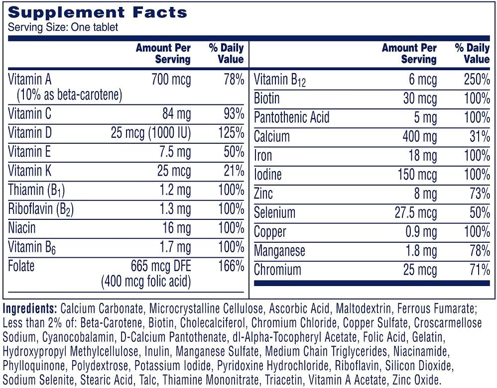 One A Day Multivitamínico para Mujeres, 250 Comprimidos
