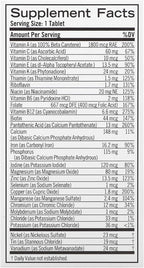 Geritol Multivitamínico Completo con 26 Vitaminas y Minerales - 40 Comprimidos