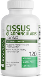 Bronson Cissus Quadrangularis Extract 1000 mg, 120 Cápsulas Vegetarianas
