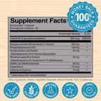 NooMost Brain Supplement - Potenciador Cognitivo para Enfoque, Memoria y Claridad Mental (Pack 1)