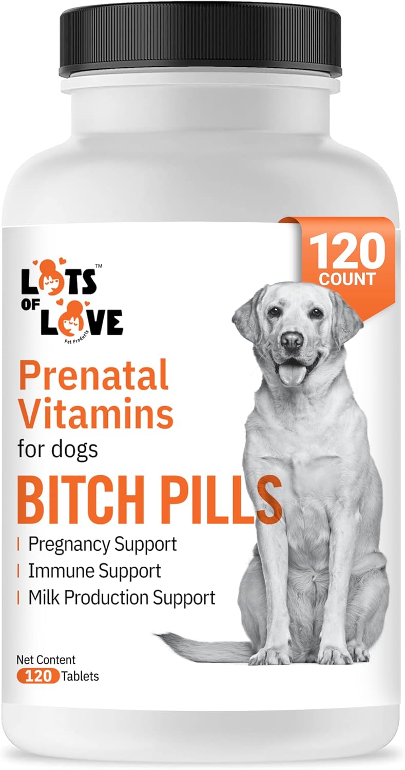 Bitch Pills | Vitaminas prenatales para perras | 120 comprimidos