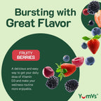 YUM-V'S Vitamina D3 Gummies 5000 IU – 60 Gominolas