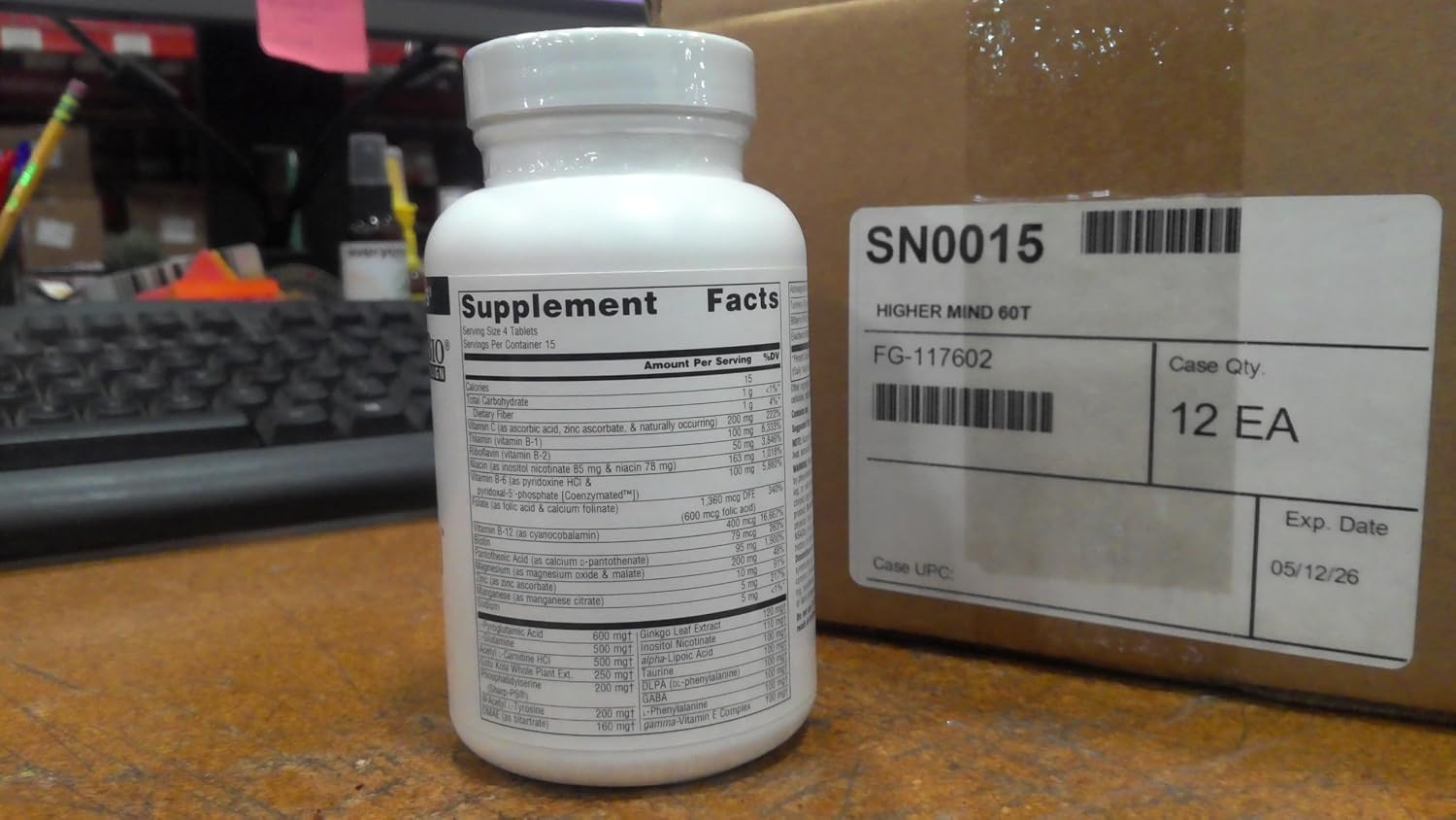 Source Naturals Higher Mind con Fosfatidilserina - 60 Cápsulas