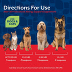 NaturVet Aller-911 Fórmula Antialérgica Avanzada en Polvo con Antioxidantes para Perros y Gatos, 255 g