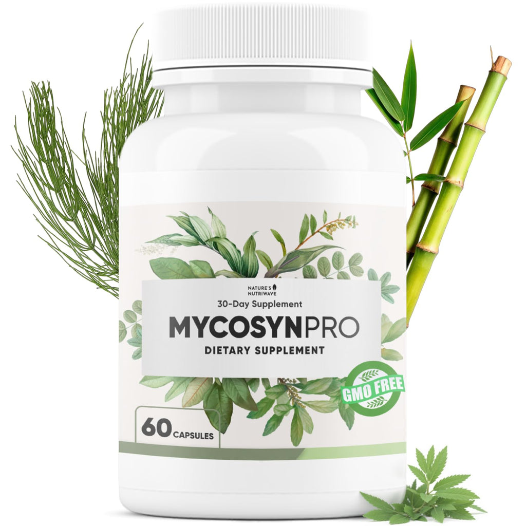 Mycosyn Pro - Suplemento Natural con Vitamina C, Folato y Biotina | 60 Cápsulas