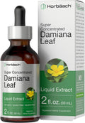 Horbäach Damiana Leaf Herb Tincture - 60 ml - Alcohol-Free Liquid Extract
