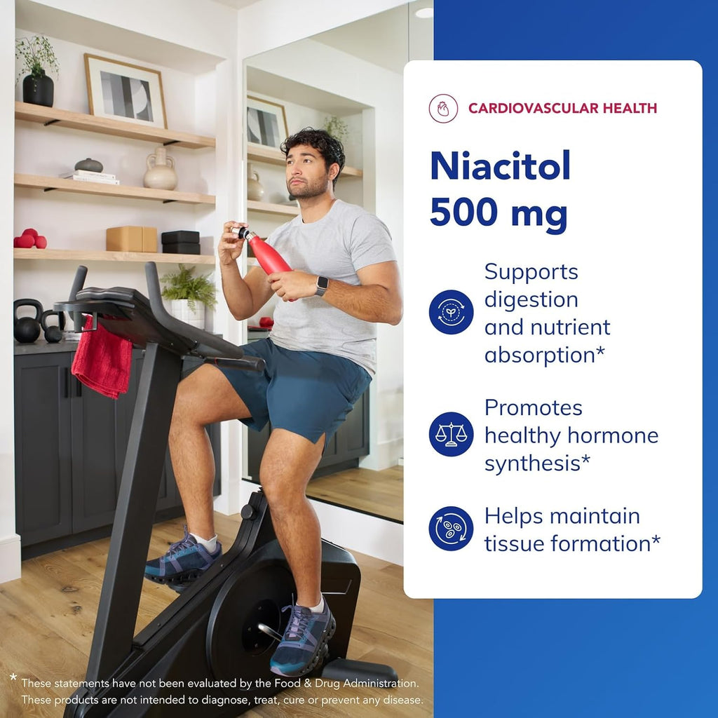 Pure Encapsulations Niacitol 650 mg | Niacina sin rubor para el metabolismo y la salud de la piel | 180 cápsulas