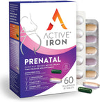 Active Folic Acid Supplement - Ácido Fólico Activo 400mcg, L-Metilfolato (Quatrefolic), 60 Cápsulas