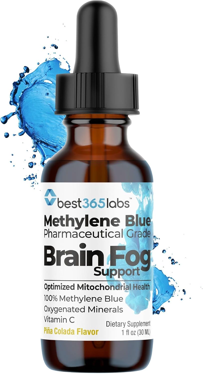 Be-OnGuard Methylene Blue con Vitamina C – Complemento Líquido para la Memoria y Claridad Mental