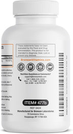Bronson Vitamina B12 2500mcg Shot of Energy - Comprimidos Sublinguales Sabor Cereza - 180 uds