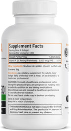Bronson Vitamina A 10.000 UI - 360 Cápsulas Blandas - Fórmula No-GMO