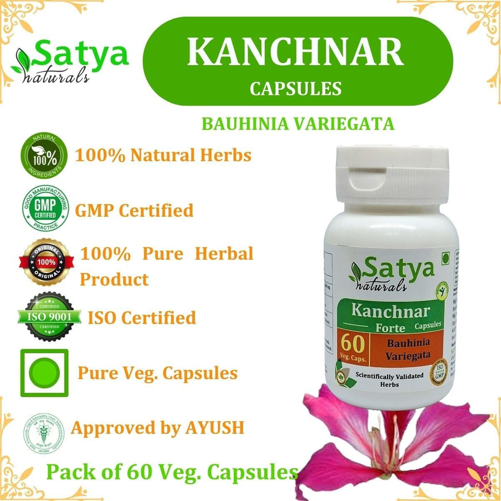 Kanchnar Forte 500 mg - 60 Cápsulas Veganas - Satya Naturals