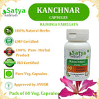 Kanchnar Forte 500 mg - 60 Cápsulas Veganas - Satya Naturals