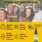 Biduka Gotas de Musgo de Mar con Aceite de Comino Negro, Vitamina C y Zinc