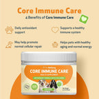 Pet Wellbeing Core Immune Care para Perros - Antioxidante Diario en Polvo (105 g)