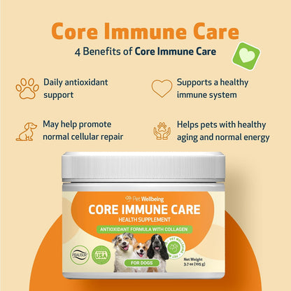 Pet Wellbeing Core Immune Care para Perros - – Beta-glucanos: compuestos que estimulan de forma natural las – Image 4