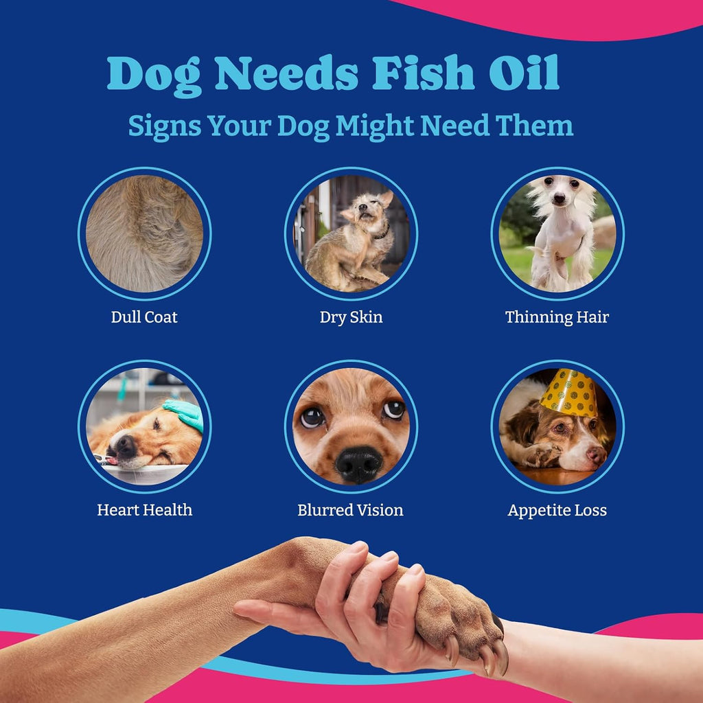 YoYoBay Masticables de Aceite de Pescado para Perros y Gatos - 180 chews blandos sabor pato y pera