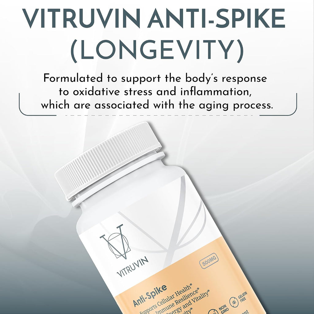 VITRUVIN Suplemento Nutricional Anti-Spike – Pack de 3 Botellas