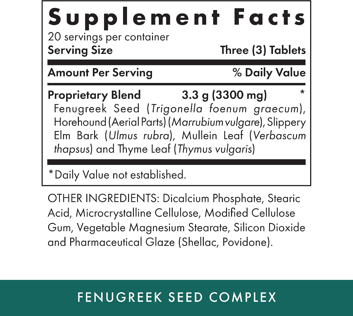 Michael's Health Naturopathic Programs Fenugreek Seed Complex - 60 Comprimidos Vegetarianos - Hierbas para el Soporte Respiratorio