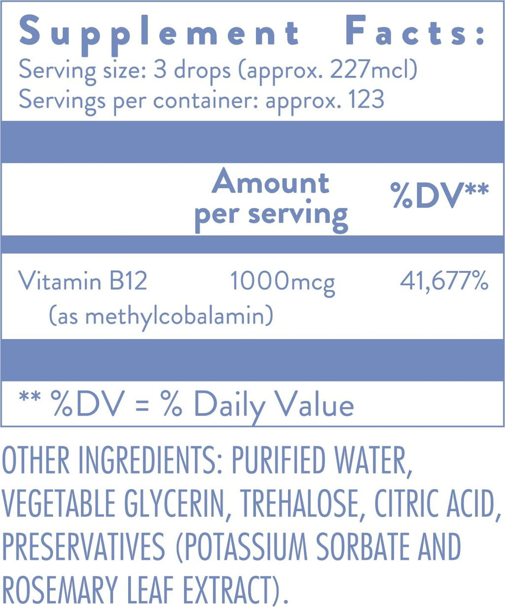 Holistic Health Methyl B12 MegaDrops™ 28ml