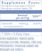 Holistic Health Methyl B12 MegaDrops™ 28ml