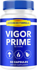 Vigor Prime Capsules – Complemento para hombres, Fórmula avanzada, 60 cápsulas