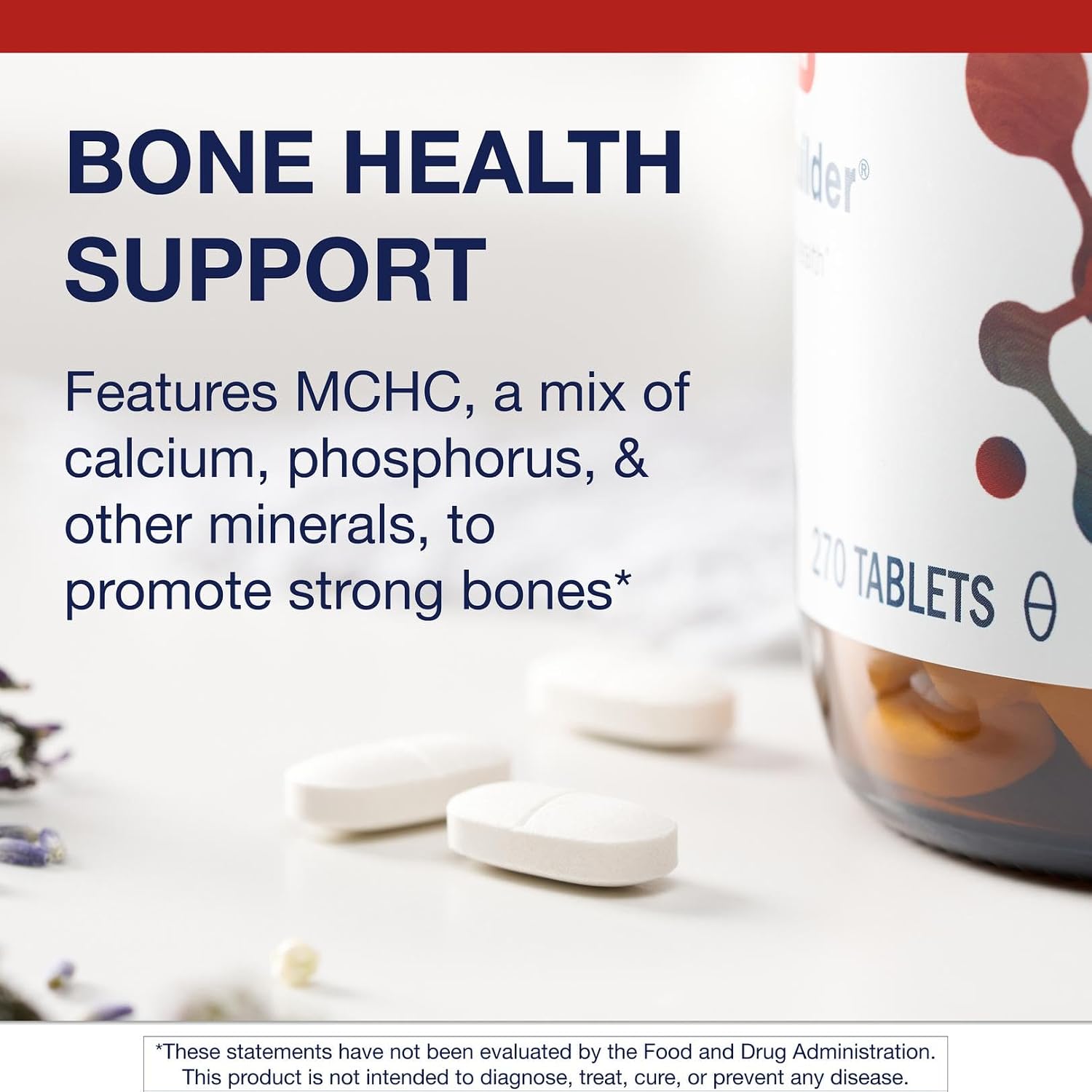 Metagenics Bone Builder Classic – Suplemento de calcio, magnesio y fósforo – 270 comprimidos