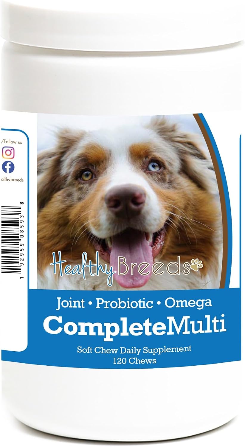 Healthy Breeds Australian Shepherd All in – Salud articular: La glucosamina y la condroitina, junto con el calcio, – Image 1