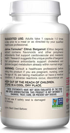 Citrus Bergamot 500 mg - 120 Cápsulas Veganas - Jarrow Formulas