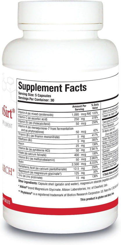 Biotics Research VasculoSirt – 150 Cápsulas – Envejecimiento saludable: Sus ingredientes ayudan a mantener la – Image 2