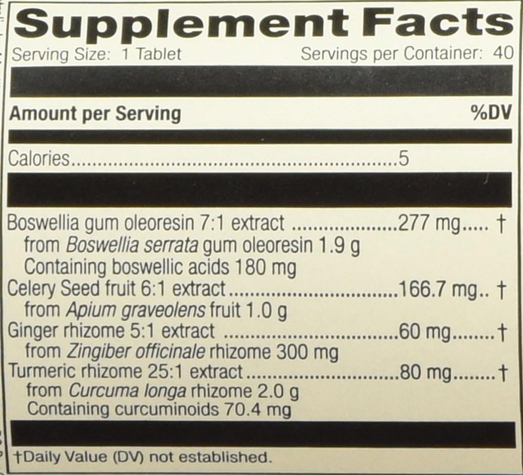 Standard Process Mediherb Boswellia Complex 40 Comprimidos