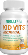 NOW Foods Kid Vits Multivitamínico Infantil, Naranja, 120 Comprimidos Masticables