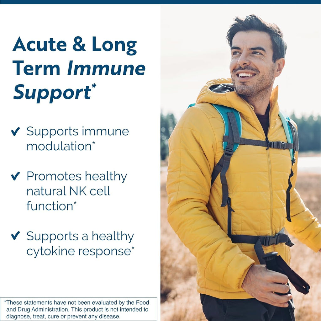 Researched Nutritionals Transfer Factor Multi-Immune Suplemento de calostro - Sin hongos - Apoyo inmunológico con zinc, beta-glucano y té verde - 90 cápsulas