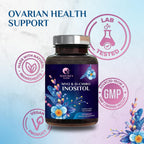 Nature's Glow Myo-Inositol & D-Chiro Inositol 1025 mg (40:1) - 120 Cápsulas Veganas