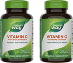 Nature's Way Vitamina C 500 mg con Bioflavonoides - 100 Cápsulas (Paquete de 2)