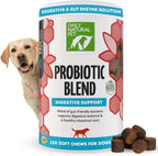 Only Natural Pet Probiótico para Perros y Gatos - Complemento Digestivo con Enzimas, 60 Masticables Blandos