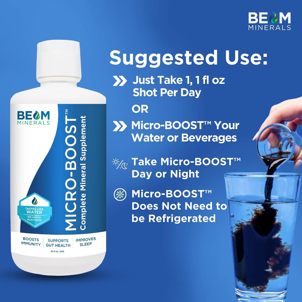 BEAM Minerals Micro-Boost | Suplemento Mineral Completo | 946 ml