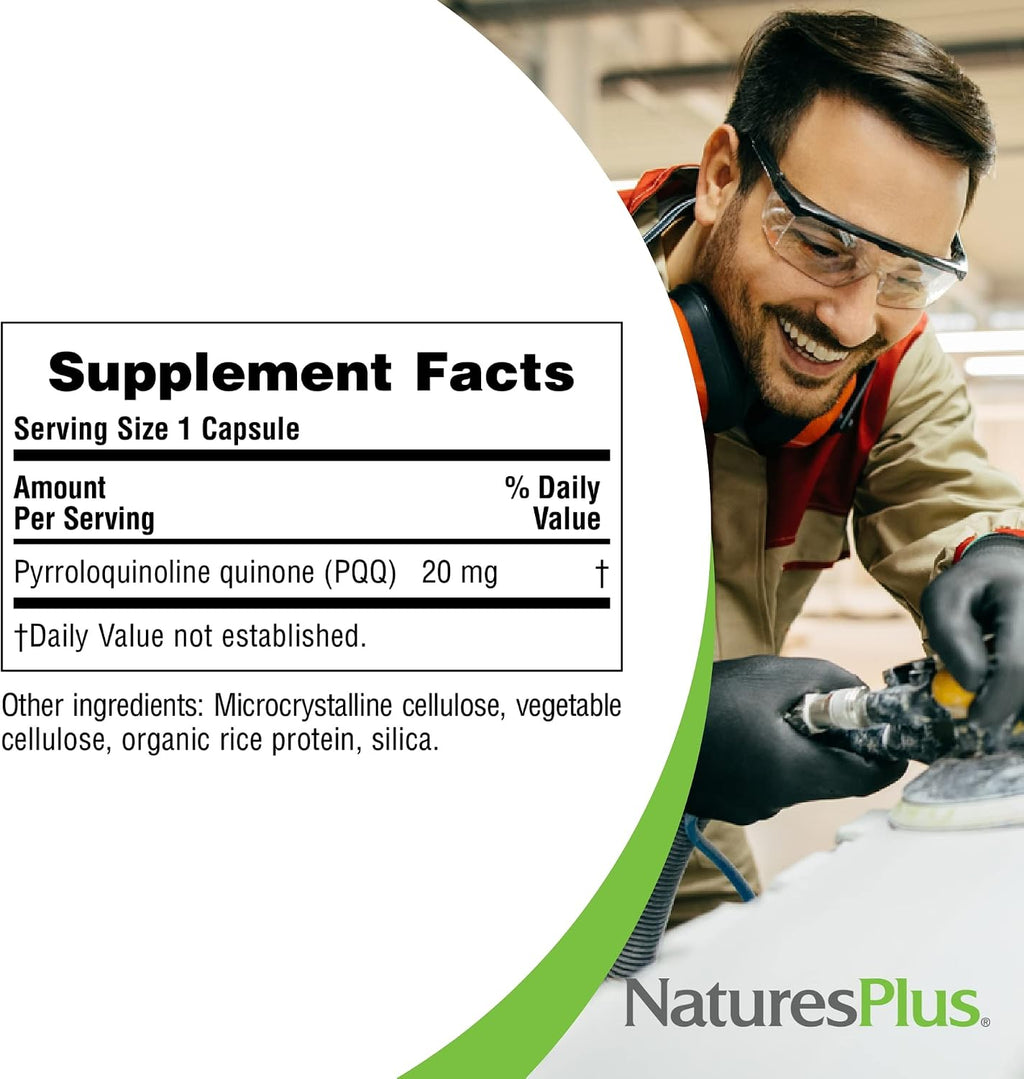 Nature's Plus Brainceutix PQQ, 60 Cápsulas Veganas