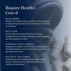 BioPure Core-S Suplemento Mineral – Vitaminas, Minerales, Aminoácidos y Hierbas – 120 Cápsulas