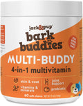 Jack&Pup Multivitamínico para Perros - Bark Buddies Multi-Buddy - Complemento masticable - 60 unidades