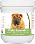 Healthy Breeds Multi-Essentials en Polvo para Perros Chinese Shar Pei - Suplemento de Vitaminas, Minerales y Antioxidantes - 227 g