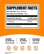 BulkSupplements L-Theanine Powder, 250 g