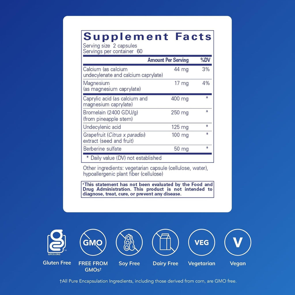 Pure Encapsulations A.C. Formula II | Hypoallergenic supplement for digestive balance | 120 capsules