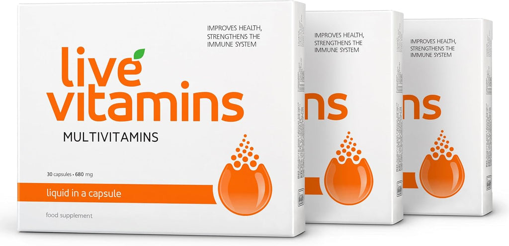 Live Vitamins Complejo Multivitamínico y Mineral con Coenzima Q10