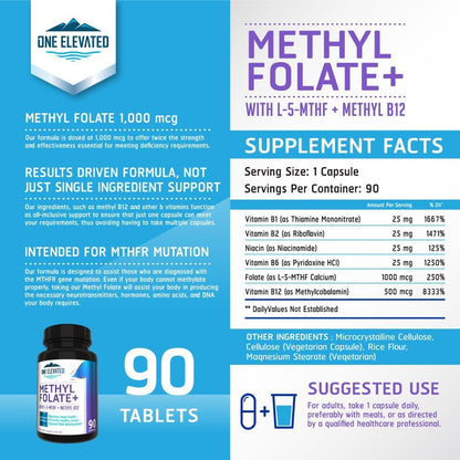 Metilfolato Activo 5-MTHF con Complejo B - 3 – El folato contribuye a la formación normal de las células – Image 2