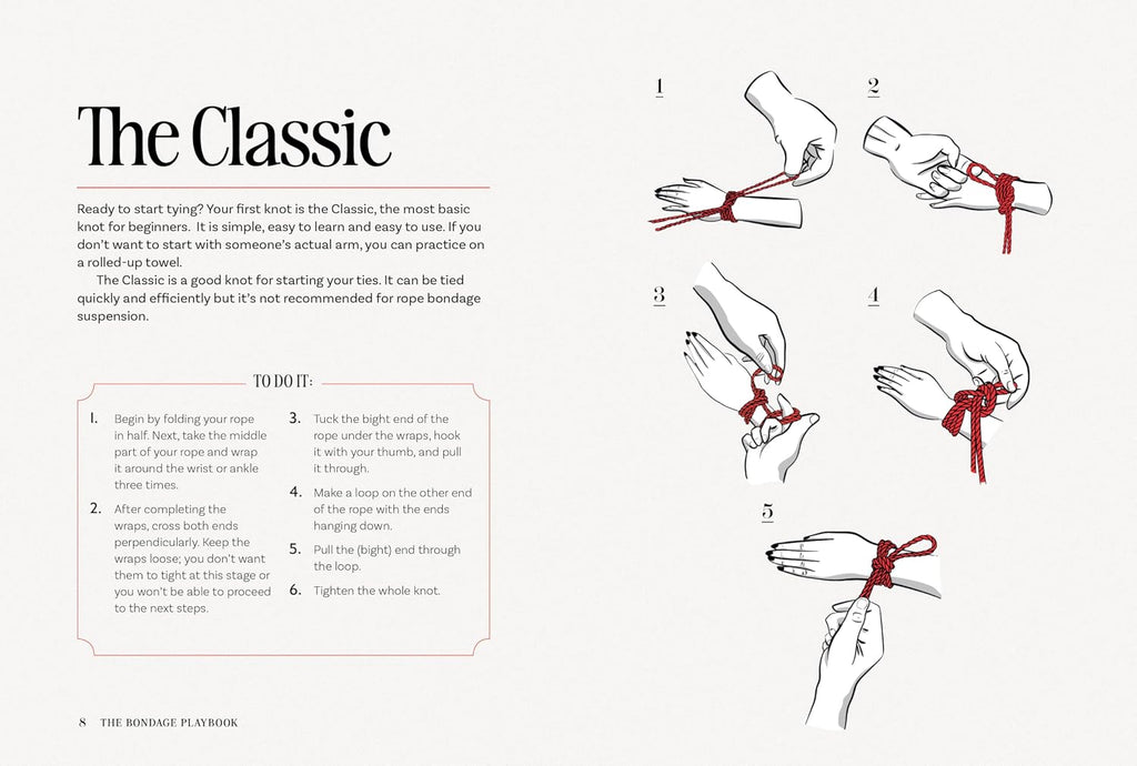 The Bondage Playbook: 31 nudos y ataduras imprescindibles para principiantes en bondage