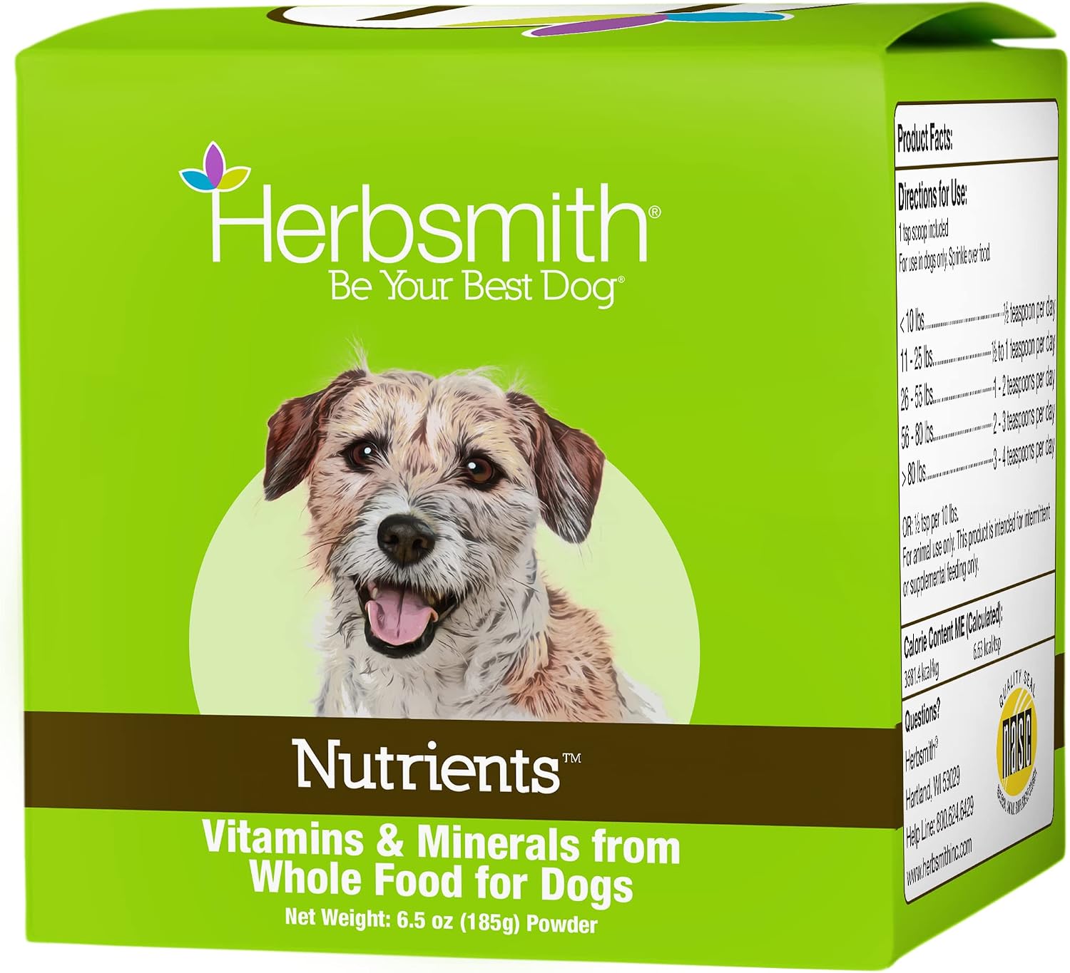 Herbsmith Nutrients Superfood Multivitamin for Dogs – 184 g